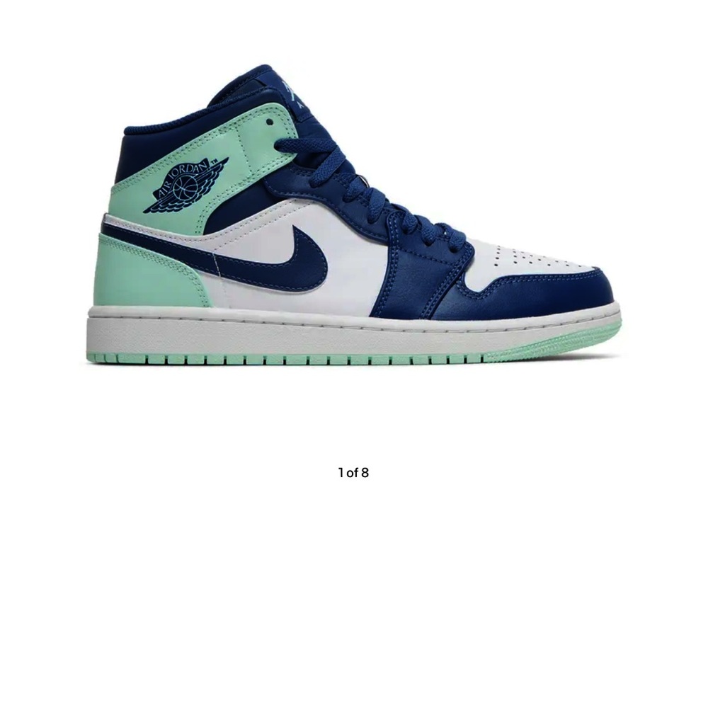 Nike Blue and Green Athletic Shoes - Picture 2 of 2